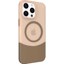 Techora Sale Mey Ithalat®   iPhone 14 Pro Max Pc Suit Magsafe Kapak - Kahverengi