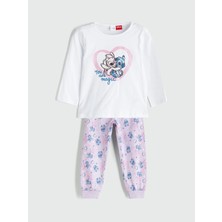 Lc Waikiki Yeni Sezon Lilo & Stitch Baskılı Kız Çocuk Pijama Takımı