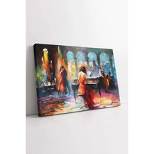 Mushen Studio Piyano ve Vals , Modern Sanat Tablo, Yağlı Boya Kanvas, Lüks Baskı, Premium Dekor Kanvas Tablo Duvar