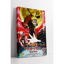 Mushen Studio Naruto Blood Prison Film Afişi Temalı Kırmızı Ay Manzaralı Anime Aksiyon Tasarımlı Kanvas Tablo Duva