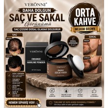 Dermaes Beauty Saç Kapatıcı  Orta Kahve  Pudra Yeni Nesil  Saç Dolgunlaştırıcı  Orta Kahve  Pudra / Seyrek Sakal  ve Saçlar Için Fiberi  Suda Çıkmaz