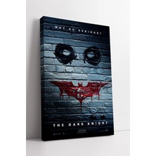 Mushen Studio The Dark Knight Temalı  ile Duvara Çarpıcı Sinematik Stil ve Modern Dekor Etkisi Kanvas Tablo Duvar