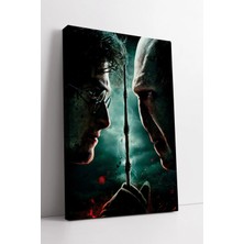 Mushen Studio Harry Potter Voldemort Yüz Yüze Epik Savaş Temalı Kanvas Duvar Dekoru Sinematik Modern Tasarım Kanva