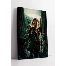 Mushen Studio Harry Potter ve Ölüm Yadigarları Epik Büyücülük Sahnesi  Fantastik Dekor Kanvas Tablo Duvar Dekoru S
