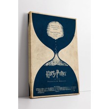 Mushen Studio Harry Potter Azkaban Tutsağı Minimal Kum Saati Tasarımlı Kanvas Duvar Dekoru Vintage Model Kanvas Ta