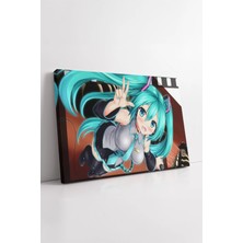 Mushen Studio Hatsune Miku Vocaloid Anime Chibi Stil Renkli Duvar Dekoru Genç Odası Tasarım Kanvas Tablo Duvar Dek
