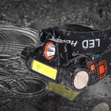 Şarjlı Dayanıklı Balıkçı Kafa Lambası  WT-056 Midastech