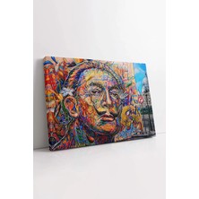 Mushen Studio Salvador Dali Grafiti , Salvador Dali Tablo, Lüks Kanvas, Trend Tasarım Modern Tablo Kanvas Tablo Du