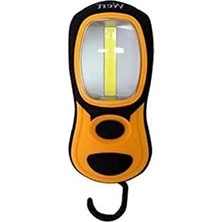 Aesco 3W Cob ve 3 LED Işık Özellikli Pilli Çalışma Lambası
