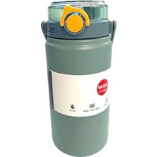 Aesco 1 Litre Kapasiteye Sahip Çelik Vakumlu Suluk, Pipetli
