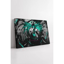 Mushen Studio Hatsune Miku Karanlık Distopya Anime Savaş Sahnesi Futuristik Stil Dekoratif Kanvas Tablo Duvar Deko