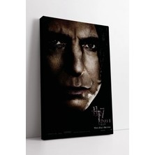 Mushen Studio Harry Potter Hp7 Part 1 Sinematik Karanlık Afiş Tasarımı Yakın Plan Portre Modern Kanvas Dekoru Kanv