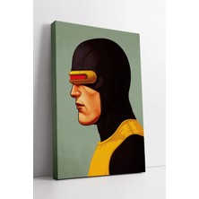 Mushen Studio Cyclops Profil Çizimi Retro Çizgi Roman Estetik Karakter Portre Modern Duvar Sanat Kanvas Tablo Duva