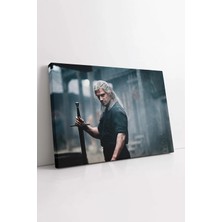Mushen Studio The Witcher Film Afişi Dekoratif Yatay , Trend Film Premium Modern Kanvas Duvar Dekoru Kanvas Tablo