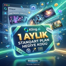 Kling Al Kling Ai - 1 Aylık Standard Üyelik + 660 Kredi