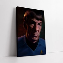 Mushen Studio Star Trek Mr Spock Kurgusal Karakter Kanvas Tablo Duvar Dekoru Salon Ofis Yatak Odası