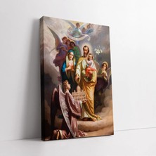 Mushen Studio St Joseph Spouse Of The Blessed Virgin Mary Kanvas Tablo Duvar Dekoru Salon Ofis Yatak Odası