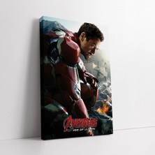 Mushen Studio Avengers Iron Man Kurgusal Karakter Kanvas Tablo Duvar Dekoru Salon Ofis Yatak Odası
