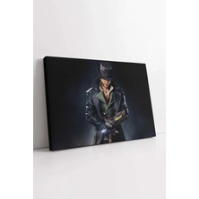 Mushen Studio Assassins Creed Syndicate Aksiyon Oyun Afişi Dekoratif Yatay , Gamer Odası Duvar Dekoru Kanvas Tablo