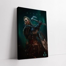 Mushen Studio Assassins Creed Eivor Kanvas Tablo Duvar Dekoru Salon Ofis Yatak Odası