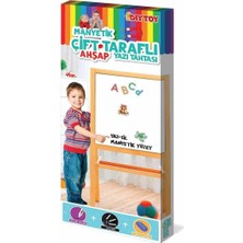 2195 Ayaklı Çift Taraflı Manyetik Ahşap Yazı Tahtası