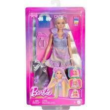 JCT72 Barbie Upuzun Muhteşem Saçlı Bebek - Saç Tasarım Oyun Seti