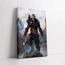 Mushen Studio Assassins Creed Valhalla Kanvas Tablo Duvar Dekoru Salon Ofis Yatak Odası