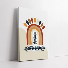 Mushen Studio Boho Tarzı Minimal Desenler Kanvas Tablo Duvar Dekoru Salon Ofis Yatak Odası