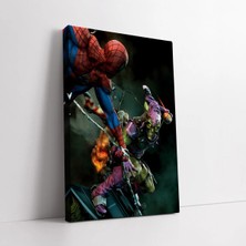 Mushen Studio Spider Man Vs Green Goblin Kanvas Tablo Duvar Dekoru Salon Ofis Yatak Odası