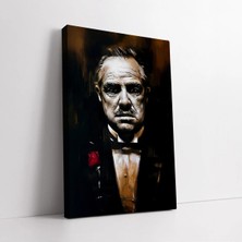 Mushen Studio The Godfather Don Corleone Kanvas Tablo Duvar Dekoru Salon Ofis Yatak Odası