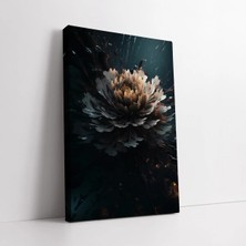 Mushen Studio Modern Soyut Çiçek Kanvas Tablo Duvar Dekoru Salon Ofis Yatak Odası