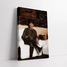 Mushen Studio Mustafa Kemal Atatürk Renklendirilmiş Kanvas Tablo Duvar Dekoru Salon Ofis Yatak Odası