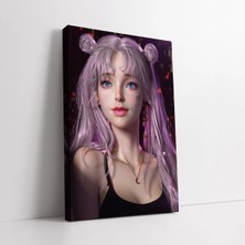 Mushen Studio Renkli Anime Karakter Kanvas Tablo Duvar Dekoru Salon Ofis Yatak Odası