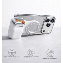 Masling Telefon Tutucu Mıknatıslı Magsafe Uyumlu Bluetooth Deklanşör Kumandalı Tutucu