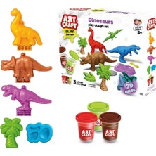 03996 Art Craft Dinozorlar Hamur Set 168 gr -Fentoys