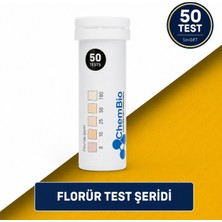 Sevgift Florür Test Şeridi | Fluoride Test Strip | 0-100 Ppm | 50 Test
