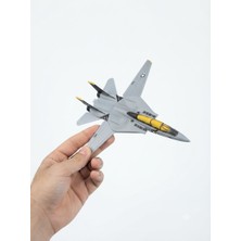 Tredo F-14 Tomcat Hareketli Kanatlı Model Uçak - 3D Baskı Premium Edition Koleksiyonluk Dekor