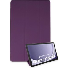 Royaleks Samsung Galaxy Tab A9 Plus Kılıf Tablet Smart Kılıf - Mor