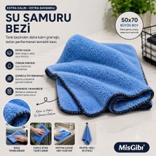 Mis Gibi Su Samuru 50X70 cm Premıum Mikrofiber Kurulama Bezi – Kalın Doku, Yüksek Su Emicilik, Araç & Oto Bakım Bezi