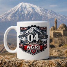Ajans 313 AJANS313 – Ağrı Temalı Özel Tasarım Baskılı Seramik Kupa Bardak