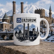 Ajans 313 AJANS313 – Erzurum Doğunun Kapısı Temalı Özel Tasarım Baskılı Seramik Kupa Bardak