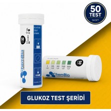 Sevgift Glikoz Test Şeridi | Glucose Test Strips | Su Analiz Test Kağıdı | 50 Test