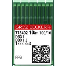 Düz Makine Ince Dip Dikiş Iğnesi / Dbx1 100/16 (Ffg/ses) (773402)