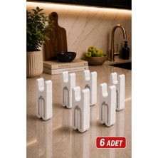 Arvella Studio Klick Premium Ambalaj ve Poşet Kapatma Mandalı (6'lı Set) Paketleme Klipsi, Torba Kapatıcı 4cm Güçlü ve Pratik