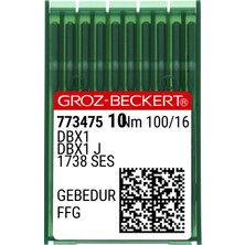 Düz Makine Ince Dip (Gebedur Yanmaz) Dikiş Iğnesi / Dbx1 (Gebedur) 100/16 (Ffg/ses) (773475)