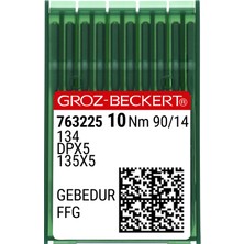 Düz Makine Kalın Dip Gebedur Yanmaz Dikiş Iğnesi / Dpx5 (Gebedur) 90/14 (Ffg/ses) (763225)