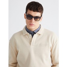 Lc Waikiki Yeni Sezon Polo Yaka Baskılı Erkek Sweatshirt