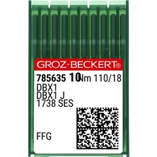 Düz Makine Ince Dip Dikiş Iğnesi / Dbx1 110/18 (Ffg/ses) (785635)