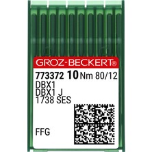 Düz Makine Ince Dip Dikiş Iğnesi / Dbx1 80/12 (Ffg/ses) (773372)