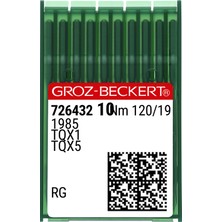 Düğme Makinesi Kısa Dikiş Iğnesi / Tqx1 120/19 (Rg) (726432)